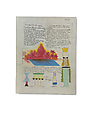Autobiographic Design, Ettore Sottsass Italian, born Austria, Reproduction of original drawing
