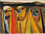 A cent and a half a mile, a mile and a half an hour. —Slogan of the Erie Canal Builders, Jacob Lawrence  American, Reproduction of egg tempera original