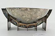 Large bowl, Maison Desny  French, Silver alloy