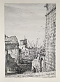 Side of the Duomo, Orvieto, Sir Muirhead Bone  British, Scottish, Graphite on paper