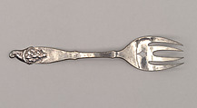 Serving fork, Peer Smed  American, born Denmark, Sterling silver