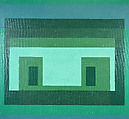 Variant: Six Greens, Josef Albers American, born Germany, Oil on Masonite