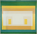 Variant: 2 Whites, 2 Yellows, 2 Greens, Josef Albers American, born Germany, Oil on Masonite