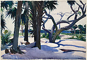 Folly Beach, Charleston, South Carolina, Edward Hopper  American, Watercolor, opaque watercolor, and charcoal on paper