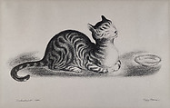 Contentment, Peggy Bacon  American, Lithograph
