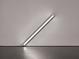 The Diagonal of May 25, 1963 (To Robert Rosenblum), Dan Flavin American, Metal and glass