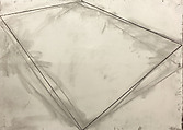 Untitled, Richard Serra American, Charcoal on paper