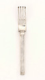 Forks, Russel Wright (American, Lebanon, Ohio 1904–1976 New York), Silver, stainless steel