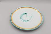 Plate, Unknown Designer, Tin-glazed earthenware, German