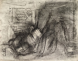 Untitled (Figure Study), Jane Freilicher  American, Charcoal on paper