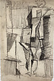 Untitled (figure study), Lillian Abrams  American, Charcoal on paper