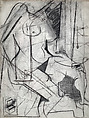 Untitled, Ray Eames American, Charcoal on paper