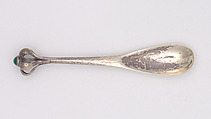 Spoon, Charles Robert Ashbee  British, Silver and chrysoprase