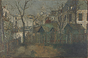 Renoir's Garden in Montmartre, Maurice Utrillo  French, Oil on paperboard