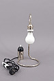 Desk lamp, Sybold Van Ravesteyn Dutch, Chrome-plated steel, Polyphenylene oxide (PPO), Gum, NItrile rubber
