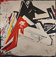 New Yorker Faces Iran Spy Trial, Dennis Ashbaugh American, Oil, acrylic, and fabric transfer on canvas