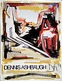 Untitled, Dennis Ashbaugh  American, Offset lithograph with acrylic paint and flocking