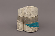 Winter Inlet Landscape, Wayne Higby (American, born Colorado Springs, Colorado, 1943), Glazed ceramic (raku fired)