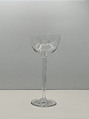 "Embassy" Wine Glass (No. 4900), Walter Dorwin Teague (American, Decatur, Indiana 1883–1960 Flemington, New Jersey), Glass