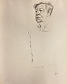 W.H. Auden, Don Bachardy American, Graphite and ink wash on paper