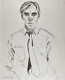 Self-Portrait, Don Bachardy American, Brush and black ink and wash on paper