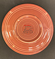 Bread plate, Frederick Hurten Rhead (American (born England), Hanley, Stoke-on-Trent 1880–1942 New York), Glazed ceramic