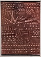 In the Manner of a Leather Tapestry, Paul Klee German, born Switzerland, Brush and black ink and spattered tempera on paper, mounted on board