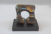 Maquette: Square Form with Cut, Henry Moore  British, Bronze