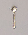 Salt spoon, Andreas Moritz  German, Sterling Silver