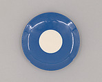Lamelle Blue Delphinium Butter Plate, Ilonka Karasz  American, Glazed ceramic