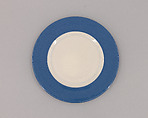 Lamelle Blue Delphinium Dinner Plate, Ilonka Karasz  American, glazed ceramic