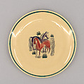 Plate, Ilonka Karasz  American, Earthenware