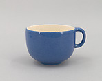 Lamelle Blue Delphinium Cup, Ilonka Karasz  American, Glazed ceramic