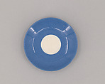 Lamelle Delphinium Blue Saucer, Ilonka Karasz  American, Glazed ceramic
