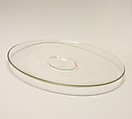Saucer, Wilhelm Wagenfeld  German, Glass
