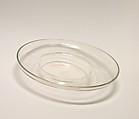 Gravy cup plate, Schott & Genossen Jenaer Glaswerke, Jena, Thuringia, Germany  German, Glass