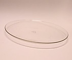 Serving plate, Wilhelm Wagenfeld  German, Glass