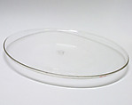 Serving plate, Wilhelm Wagenfeld  German, Glass