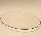 Serving plate, Wilhelm Wagenfeld  German, Glass