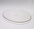 Serving plate, Wilhelm Wagenfeld  German, Glass