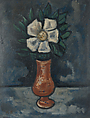 White Flower, Marsden Hartley  American, Oil on paperboard