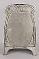 Dressing table mirror, Peter Behrens (German, Hamburg 1868–1940 Berlin), Pewter