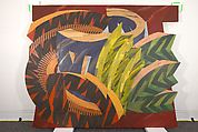 Threshold and Shield, Hugh O'Donnell British, Oil on canvas and plywood