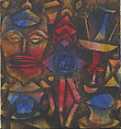 Collection of Figurines, Paul Klee  German, born Switzerland, Oil on canvas