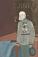 Old Emperor Number 2, Richard Rudich American, Glazed and painted ceramic