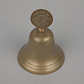 Bell, French, 19th Century, Bronze and brass, Dutch