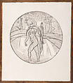 Huntress Walking, Anne Ryan  American, Etched and printed plaster