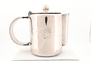 "Transat" Coffeepot, Luc Lanel  French, Silver-plated metal