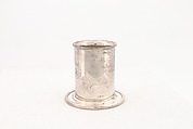 "Transat" Candlestick, Luc Lanel  French, Silver-plated metal