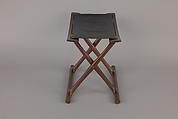 Folding Stool, Ole Wauscher (Danish, Frederiksberg 1903–1985 Charlottenlund), Rosewood and goat skin